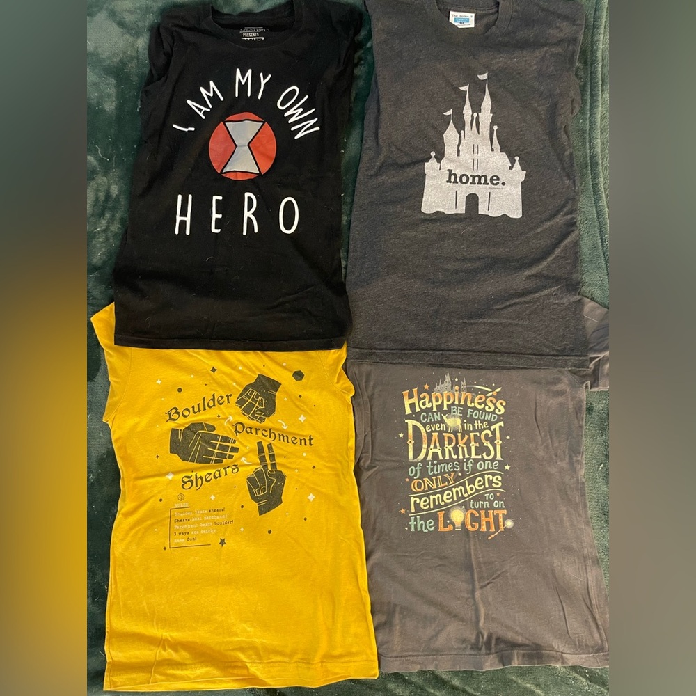 Pop Culture Graphic Tee Bundle, Women’s XS-M